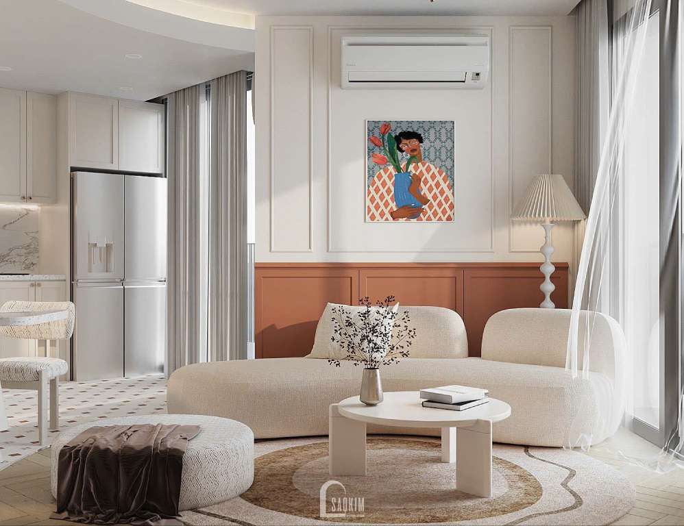 Thiết kế chung cư 3 ngủ phong cách Parisian dự án Aqua Bay Ecopark - Nơi Mọi Đường Nét Đều Hướng Đến Sự Tinh Tế Và Kết Nối Dành Cho Gia Đình